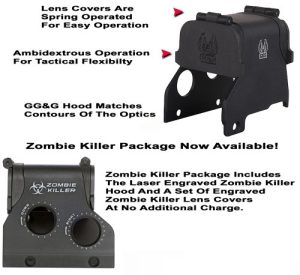 GG&G Hood & Flip Up Lens Covers For EOTech 553,555 "Zombie Killer" *CLOSEOUT