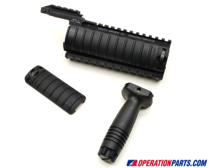 Knight's Armament RAS II With Vertical Grip and 6 Rib Panel