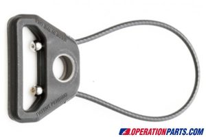 Blue Force Gear Universal Wire Loop With Push Button Socket, 2.75" Length, Plastic, Black