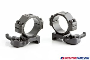 A.R.M.S. #22L Low Height Throw Lever 30mm Scope Rings