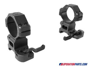A.R.M.S. #22H High Height Throw Lever 30mm Scope Rings