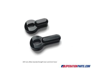 Forward Controls Design Ambidextrous Selector, select fire, standard/short levers