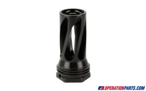 HUXWRX QD 556K Flash Hider, 1/2 x 28, Black