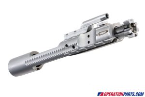 Centurion Arms 5.56 Bolt Carrier Group, Chrome, Sand Rail Cut w/chrome V2 bolt