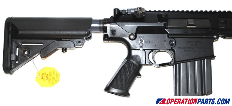 KAC-Knight's Armament SR-25 Enhanced Combat Carbine (ECC) w/ 16" Chrome Lined, Dimpled Barrel, Flash Hider and Collapsible Stock - Image 2