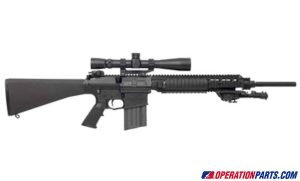 KAC-Knight's Armament SR-25 Enhanced Rifle w/ 20" Barrel, Fixed Stock