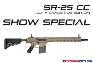 KAC-Knight's Armament SR-25 E2 ACC, 16" Light Profile Barrel, URX4, MLOK FDE